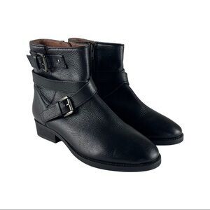 29 Porter Rd Strap Leather Buckle Bootie NWOB